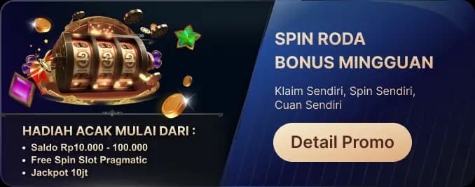 LUCKYSPIN!! RODA BONUS MINGGUAN